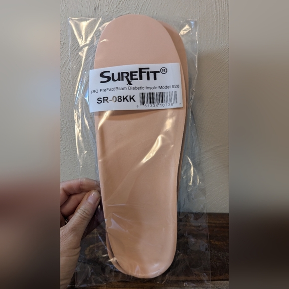 Sure Fit Other - NEW Surefit SQ PreFab Bilam Diabetic Insole Model 628 SR-08KK Mens 10.5D